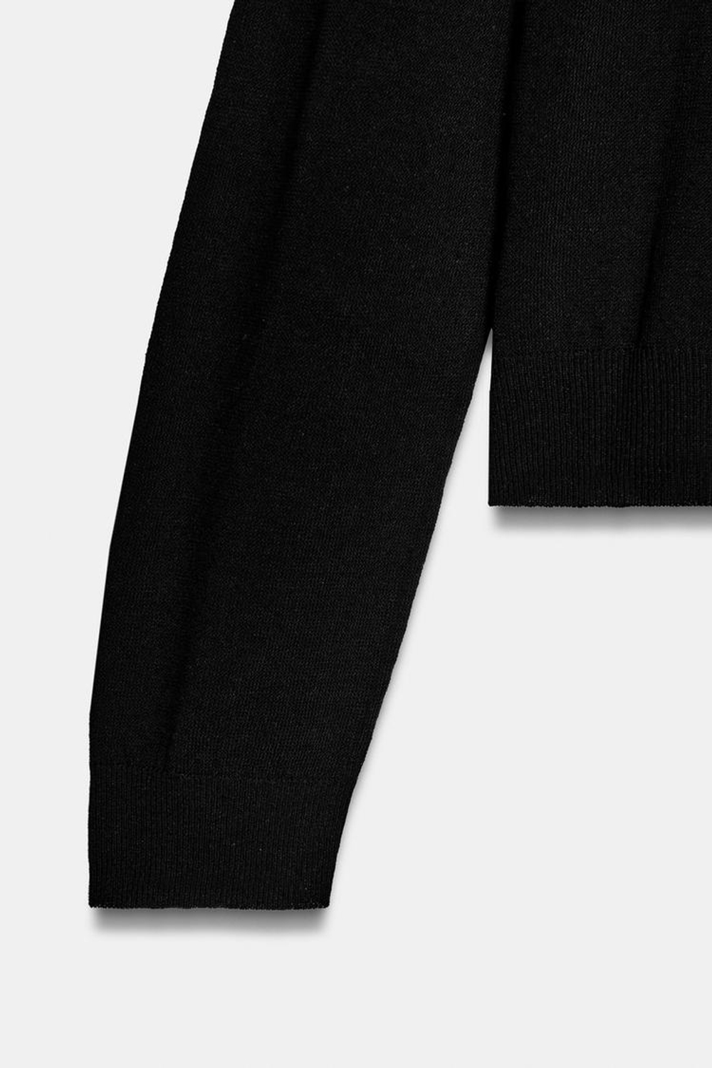 ZARA СВИТЕР НА ПУГОВИЦАХ, ЧЕРНЫЙ