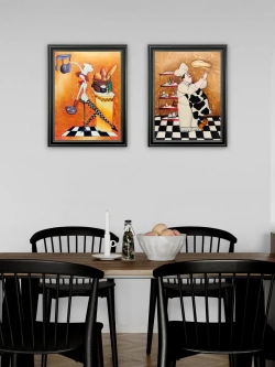 Картина на стену интерьерная для кухни "Повар" 45*35 см