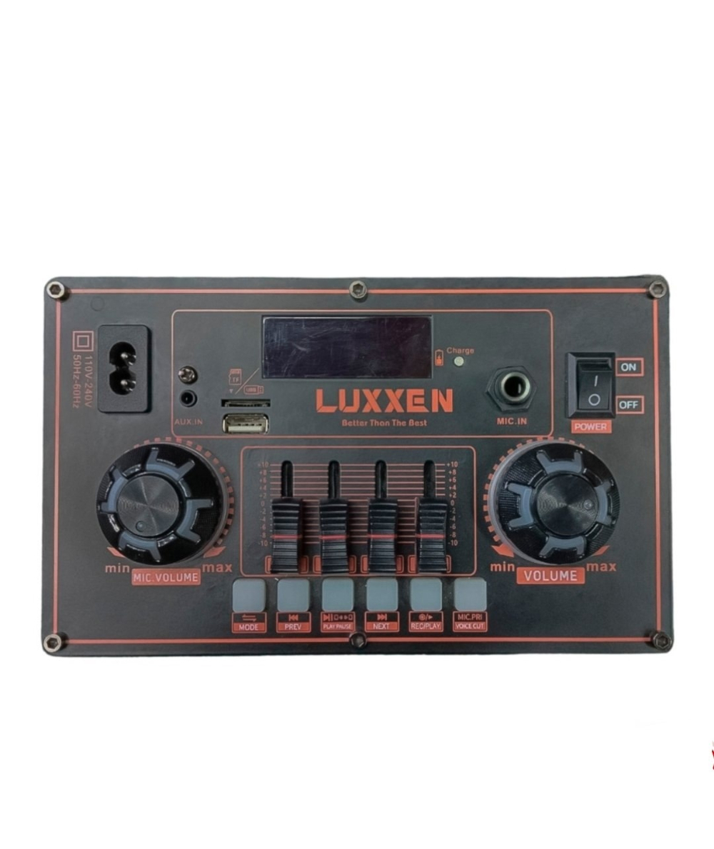 Колонка-чемодан 12" BT-Speaker Luxxen 38000W/5.4A/2микрофона LX-1201