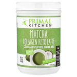 Primal Kitchen, Collagen Keto Latte, кетогенный кофе латте с коллагеном, матча, 264,6 г (9,33 унции)