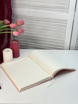 Блокнот А4 200л. (400страниц) без разлиновки Розовый (К44-700A)