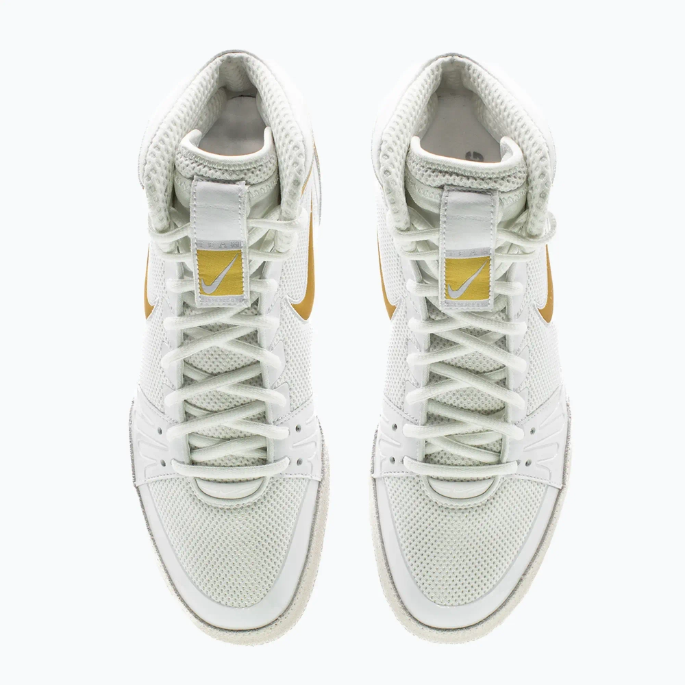 Боксёрки Nike Freek white/metallic gold/cool grey