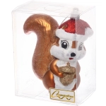 Ёлочная игрушка «Белочка в колпачке» 8*6*10 см