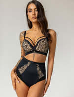 Трусы Kris Line Queen слипы High Waist (черный)