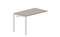стол Strike 1180х680х750мм (2 громмета) - приставной элемент