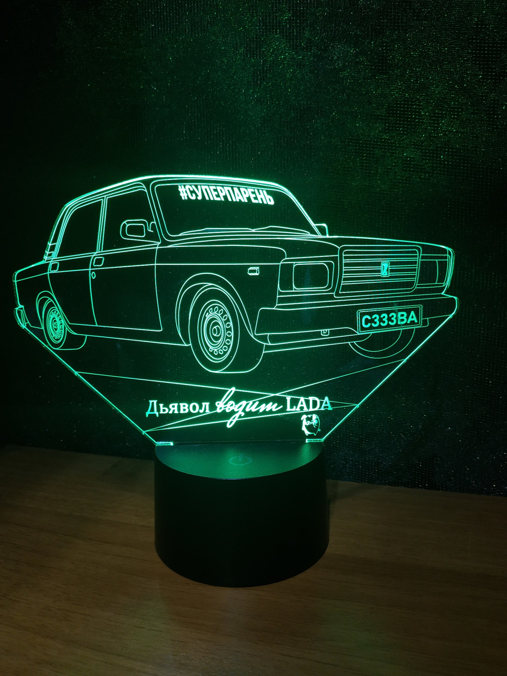 Светильник "Автомобиль Ваз 2107" (Lada)