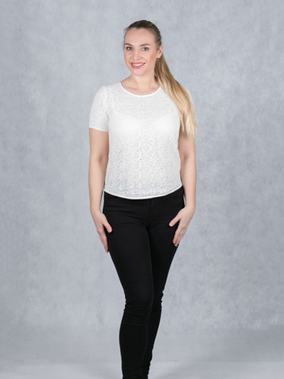 Блузка женская CF Woman, молоко 512876