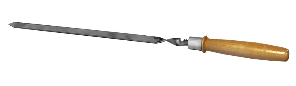 Шампур плоский 650х12х2,5мм с деревянной ручкой FIREWOOD 111734