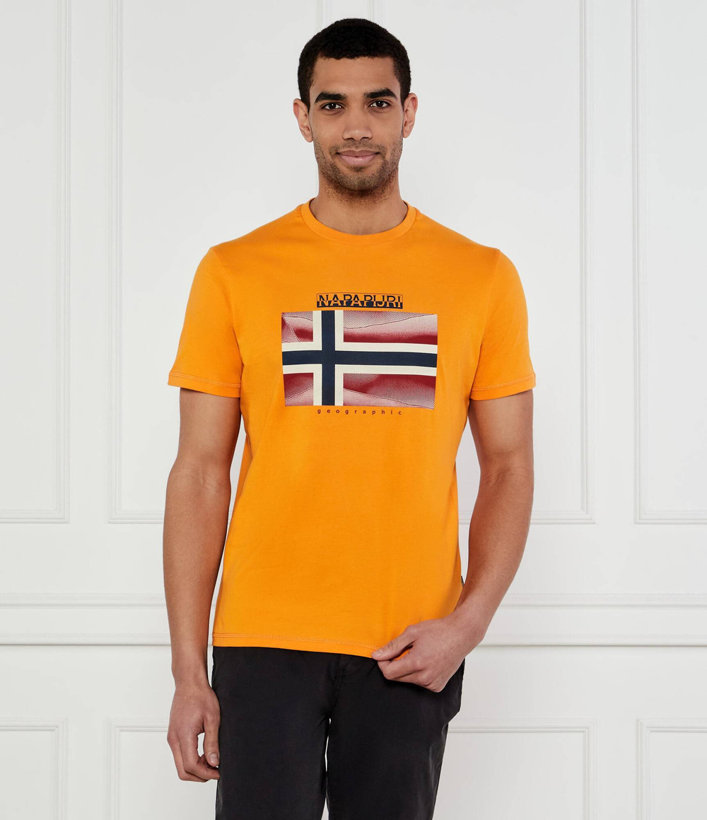 Футболка Lari Napapijri - оранжевый(NP0A4IE5)