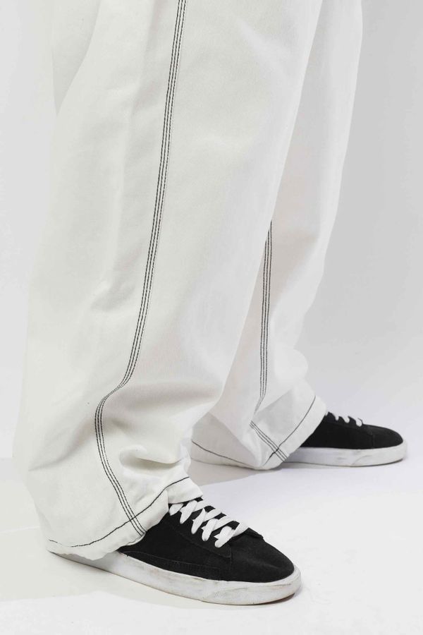 Джинсы Real Baggy молочные - фото 6