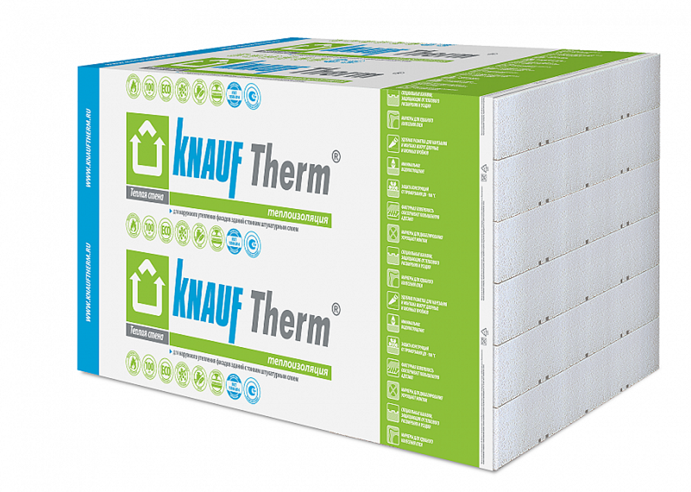 Плиты KNAUF Therm® Теплая стена 1200x600x150мм