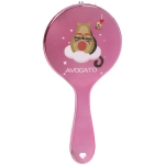 Расческа массажная зеркальная «Animals», котоавокадики, микс 4 цвета, 10*22 см (блистер Ultramarine)