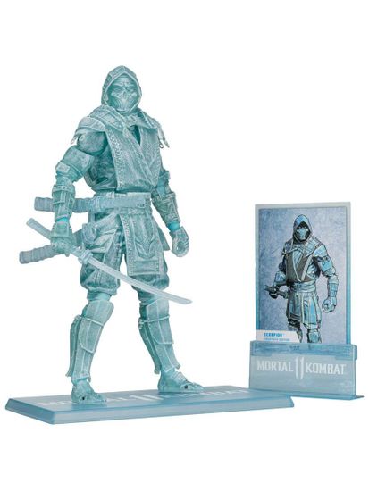 Фигурка Mortal Kombat Scorpion MK11 Frostbite Gold Label 18см 10999