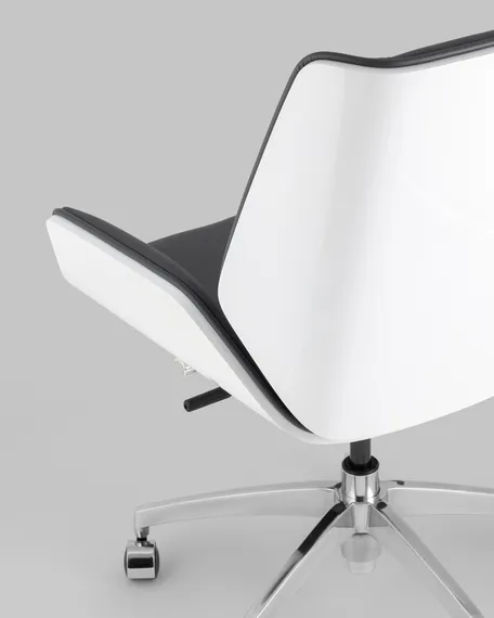 Кресло офисное Crown серо-голубое