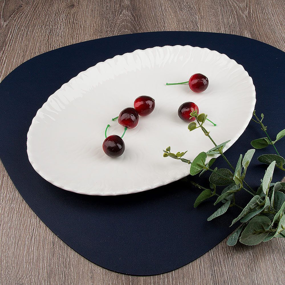 Блюдо сервировочное " " 30,5*20,5*2,5см. (фарфор) (транспортная упаковка)