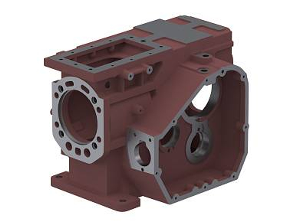 Блок цилиндра двигателя R190 (A63)