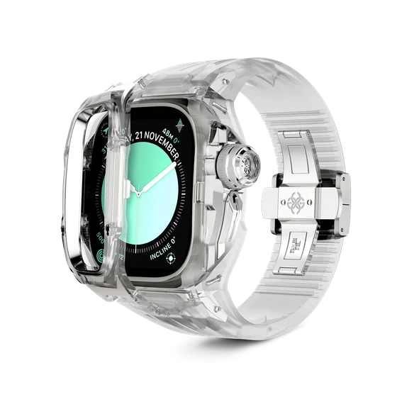 Корпус для Apple Watch - RSTRIII49 - CRYSTAL STEEL