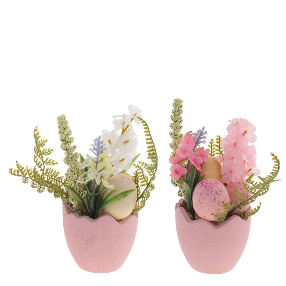 GAEM Цветочная композиция "Пасхальная", L8,5 W8,5 H16 см, 2в.