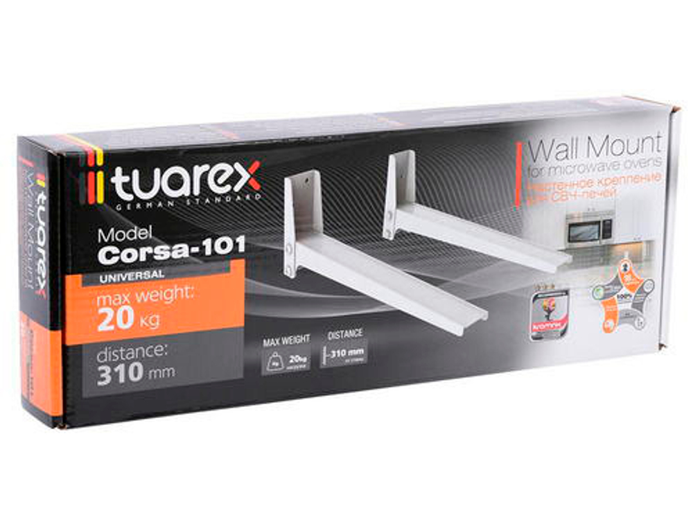 Кронштейн СВЧ TUAREX CORSA - 101, 20 кг., белый.