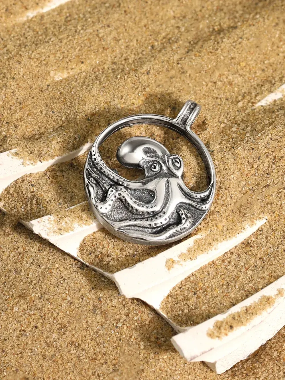 Серебряная подвеска Осьминог