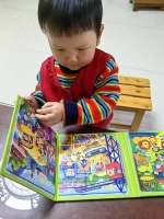 Книга пазл магнитный 3в1 для детей малышей 3 4 лет животные