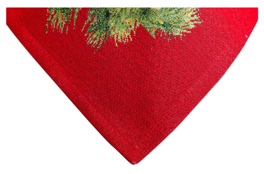 Скатерть прямоугольная 140х240 Mix&Match Home Елка желаний бежевая