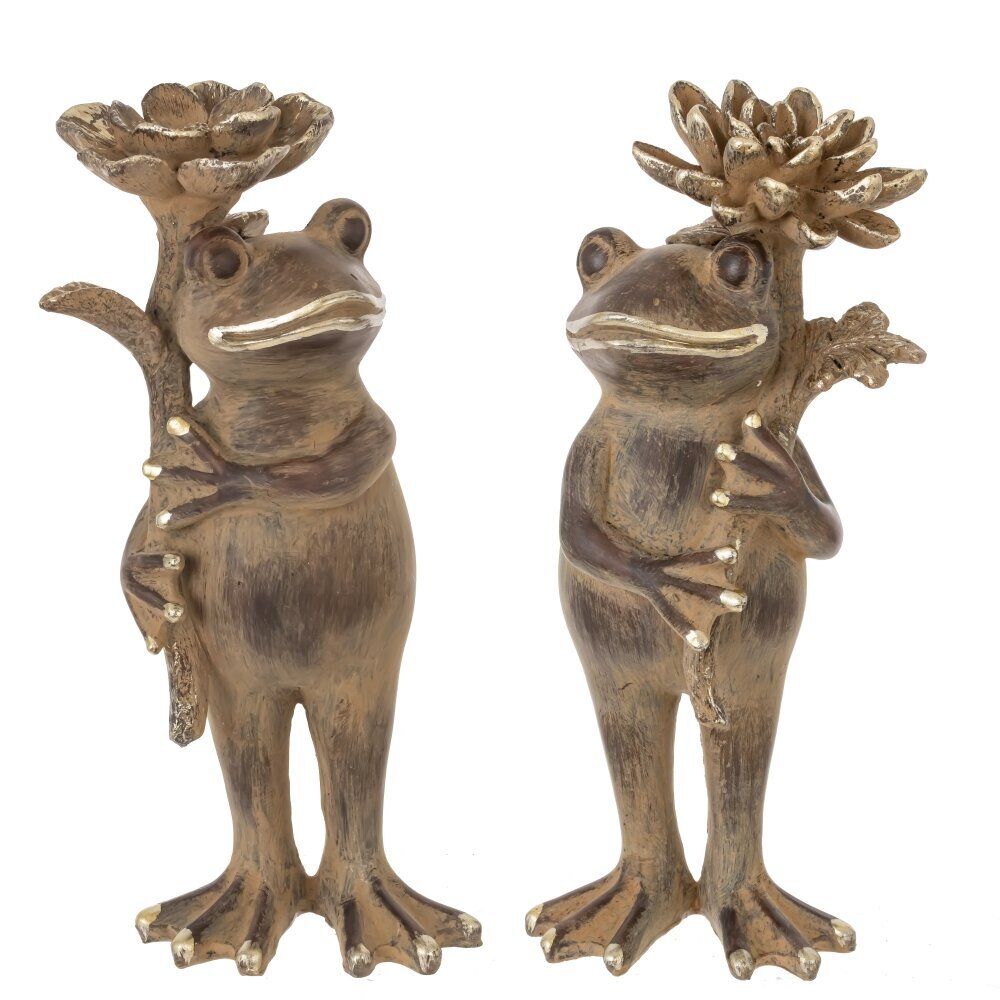 GAEM Фигурка декоративная "Лягушка", L10 W7 H21,5 см, 2в.