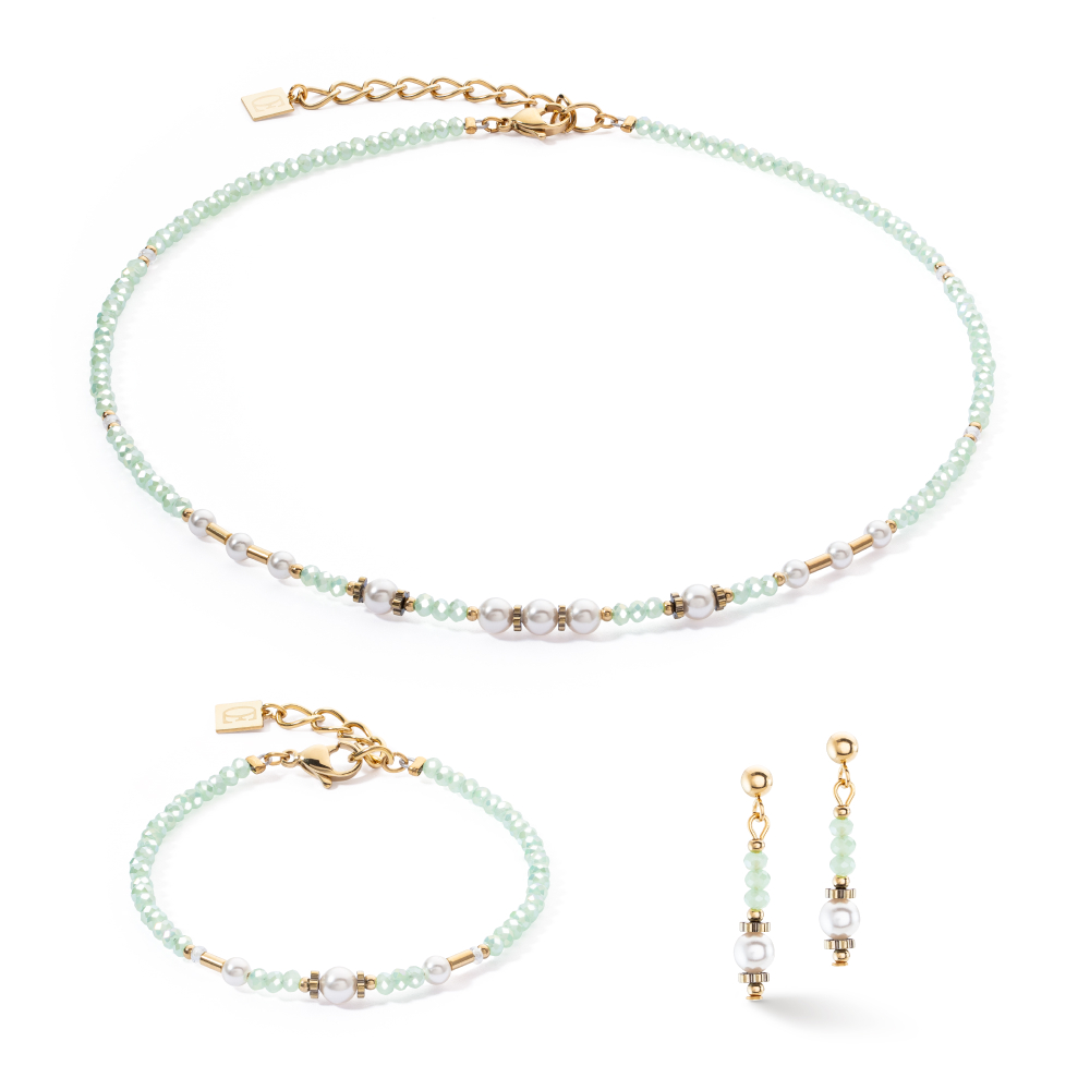 Колье Coeur de Lion Light Green 4434/10-0520