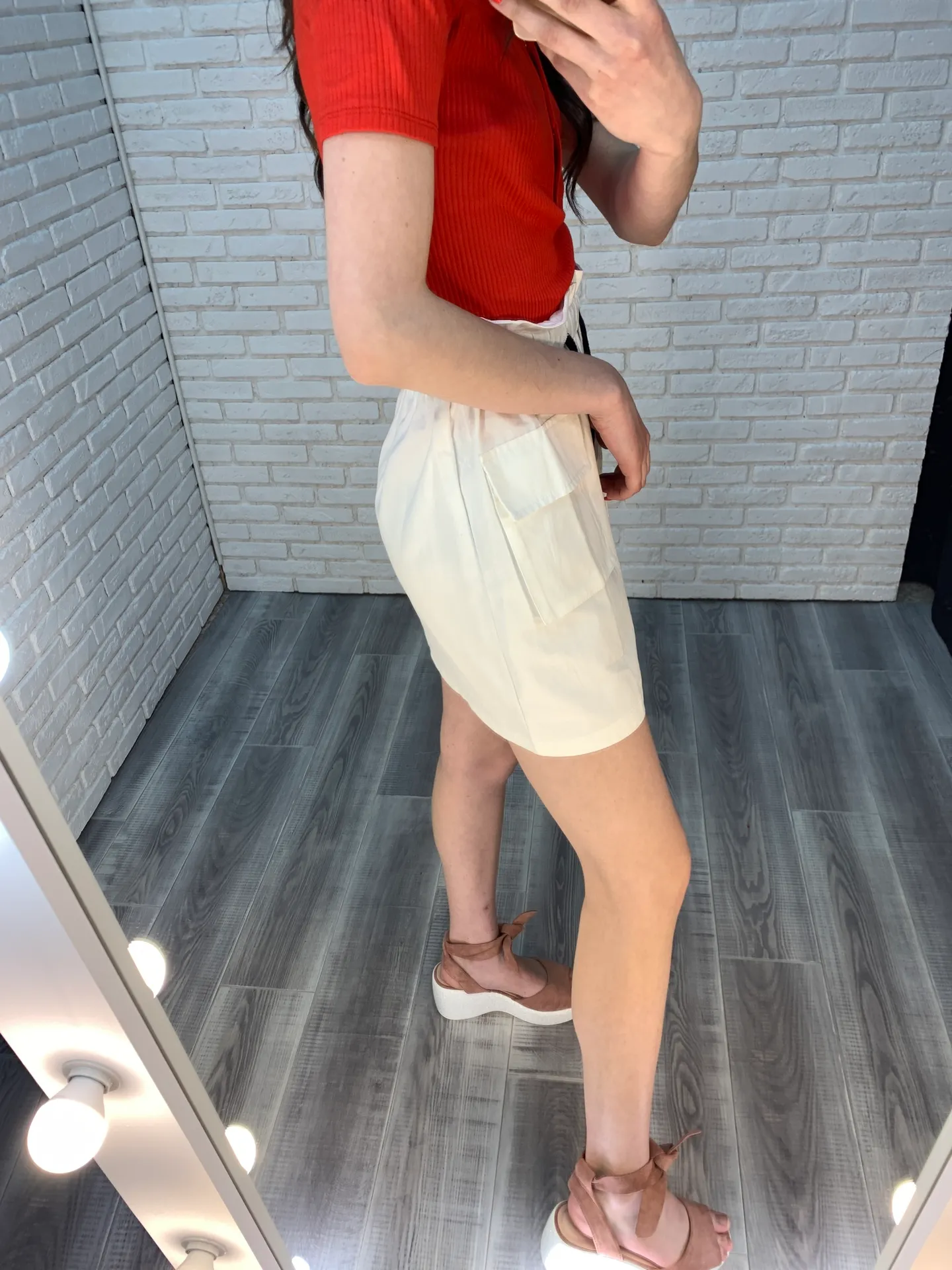 белая юбка с завышенной талией недорого