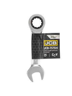 Ключ трещоточный короткий 14мм JCB JCB-757S14