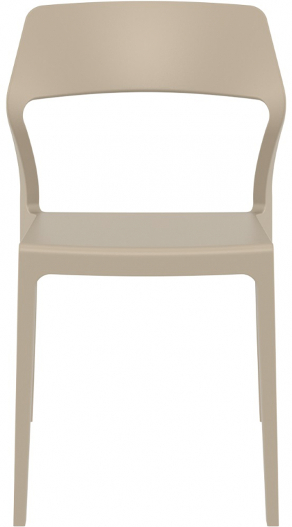 Стул пластиковый Siesta Contract Snow, бежевый