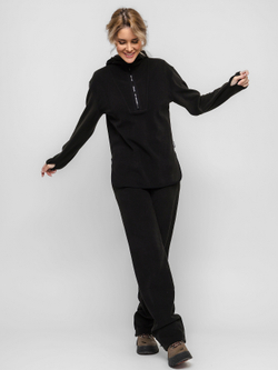 Анорак с капюшоном, женский, цвет "Чёрная скала"