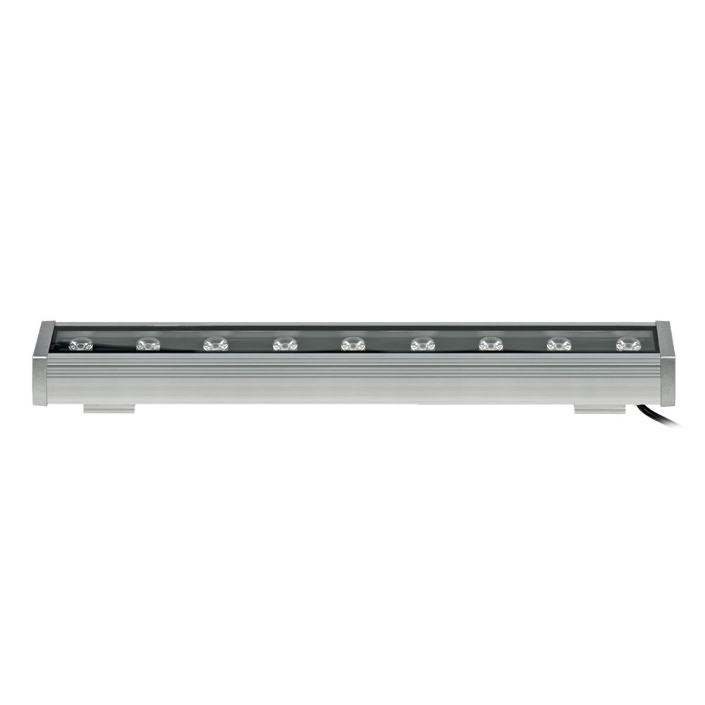 ULF-L52-12W/RGB/L50 DC24V IP65 SILVER Прожектор светодиодный линейный, 500мм. RGB. DC24V. Алюминий. TM Uniel