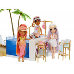 Rainbow High — комплект с подсветкой для бассейна Beach Club &amp; Pool, меняющий цвет, 7 в 1 578475