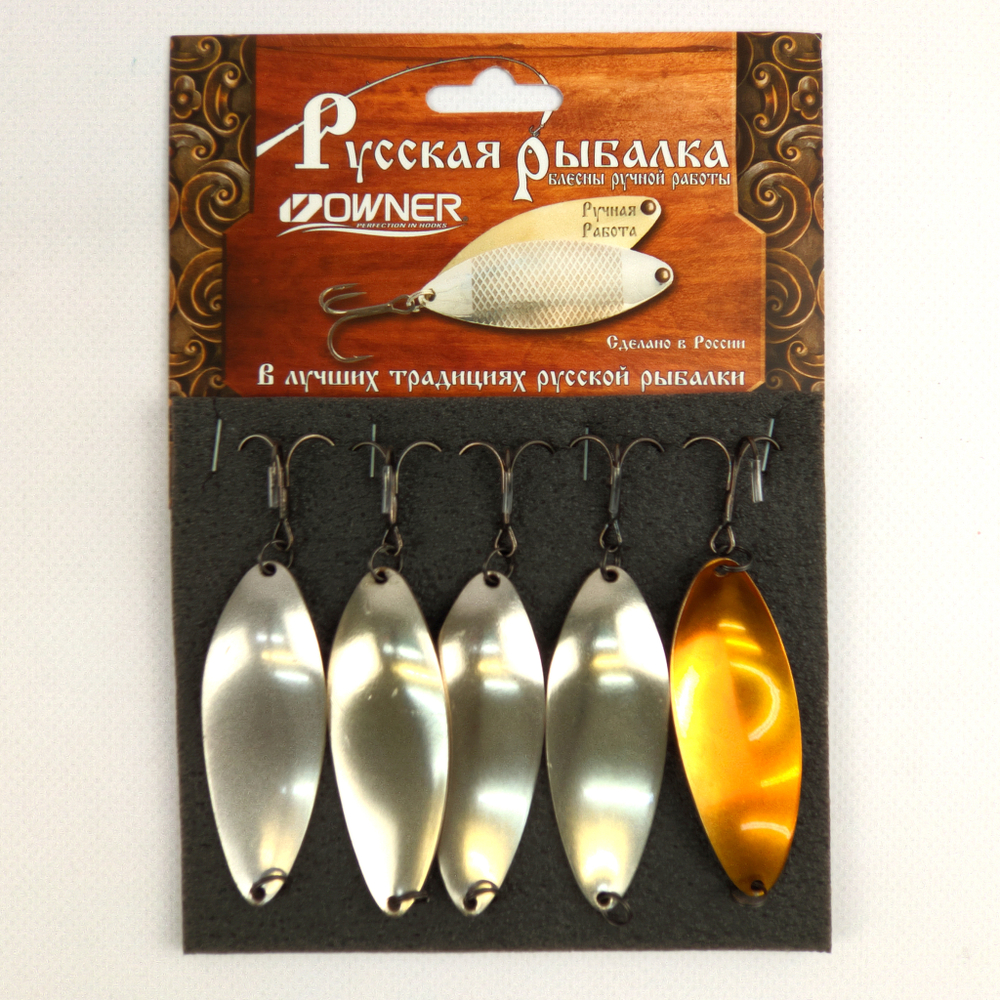 Блесна-колебалка "Русская рыбалка" Корсар (75мм, 21гр)