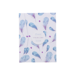 Книга-палитра для выкрасок Перья, 80 типс