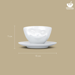 Чайная пара grinning, 200 мл, белая