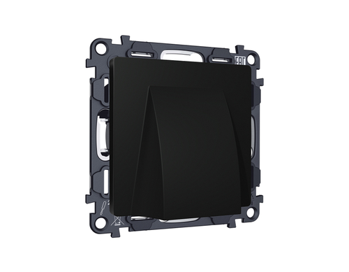 MA815810 Комплект вывода кабеля с фиксатором ALFA Черный матовый QUANT (AP8158, VM238)