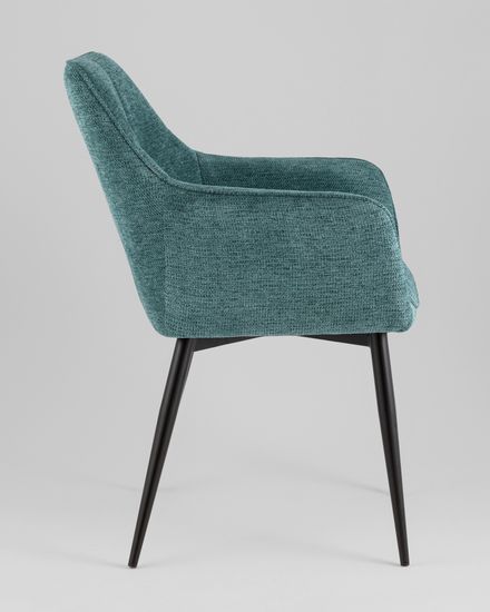 Стул обеденный Adam рогожка голубой