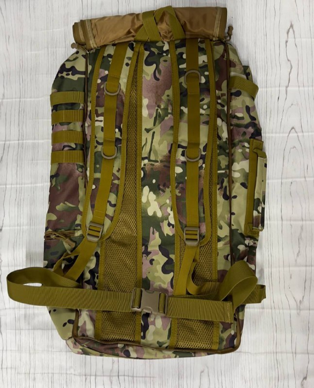 Тактическая рюкзак-сумка 70л / мультикам