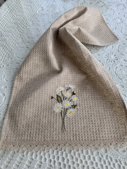 Полотенце для кухни "Ромашки"