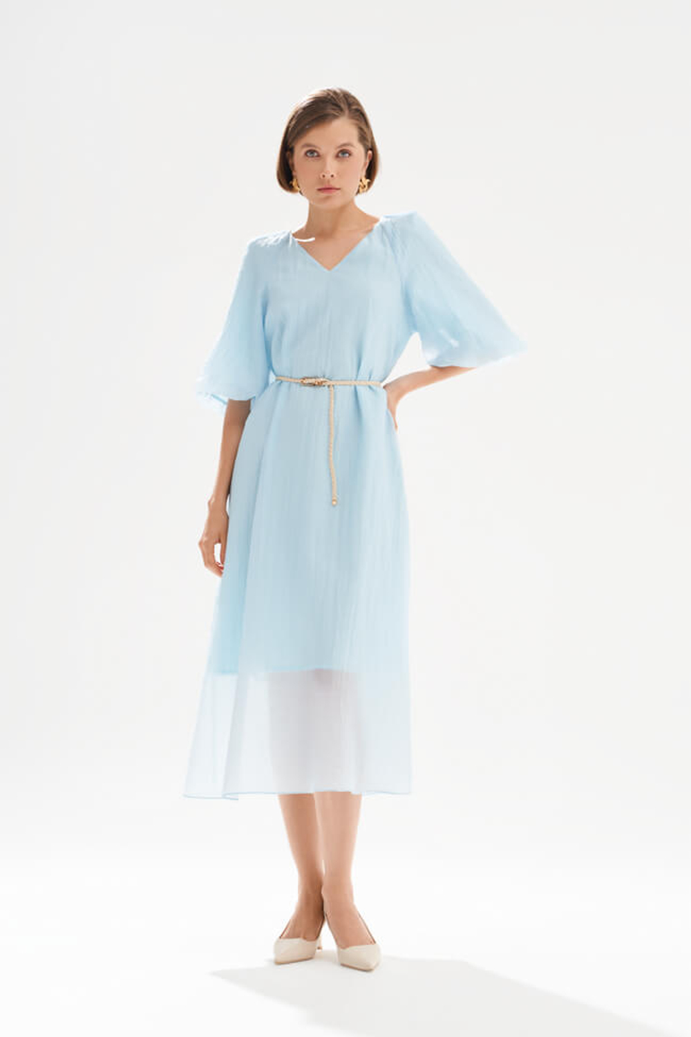 51743 Платье женское (голубой)