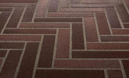 Stroeher, Spaltklinker, braun-bunt - цвет 212, 240x52x15-new - Клинкерная тротуарная брусчатка