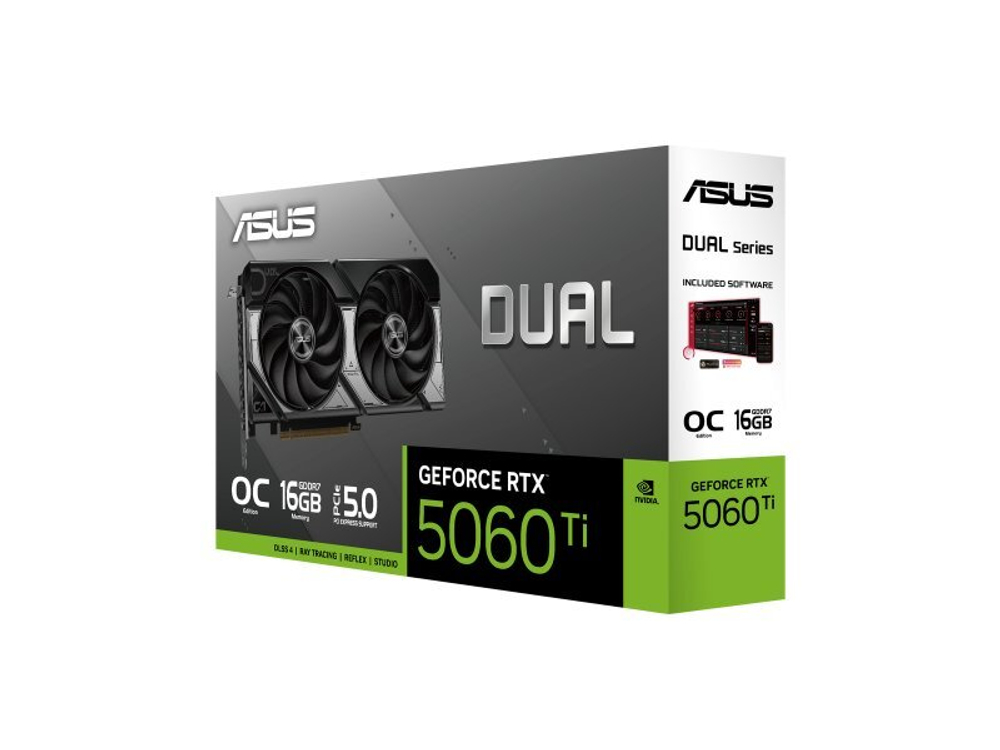 Видеокарта Asus Nvidia GeForce RTX 5060 Ti DUAL OC [90YV0MH0-M0NA00]