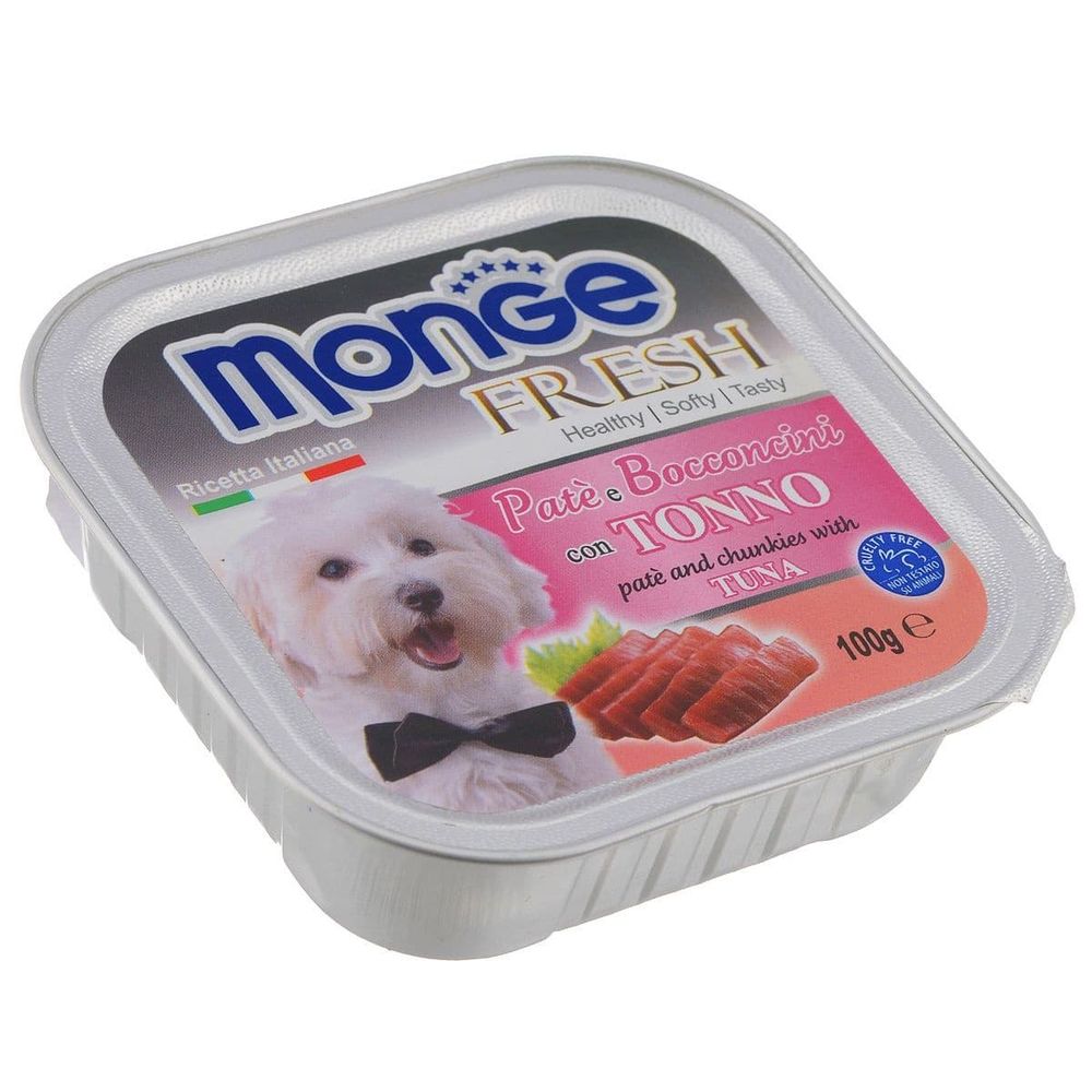 Monge Dog 100г Fresh консервы для собак тунец