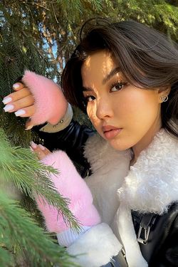 Брелок из меха «Енотик»