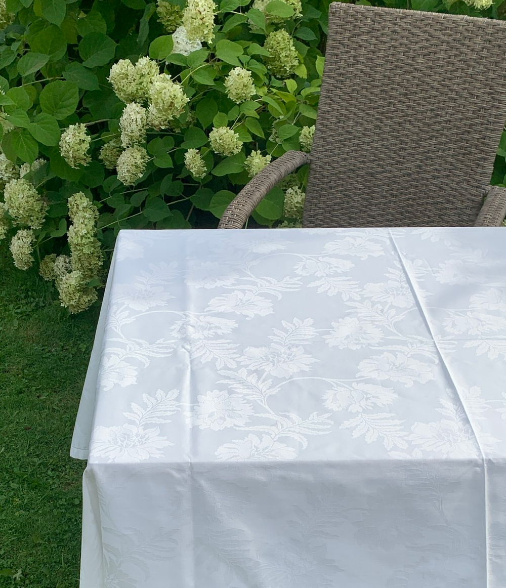 Скатерть 150х180 и 6 салфеток Vallesusa Arles 14463 сливочные