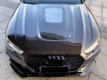 Карбоновый капот для AUDI A4 S4 B9 B9.5 2017+ Ауди аэродинамический обвес