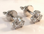 Ювелирные серьги из серебра 925 пробы