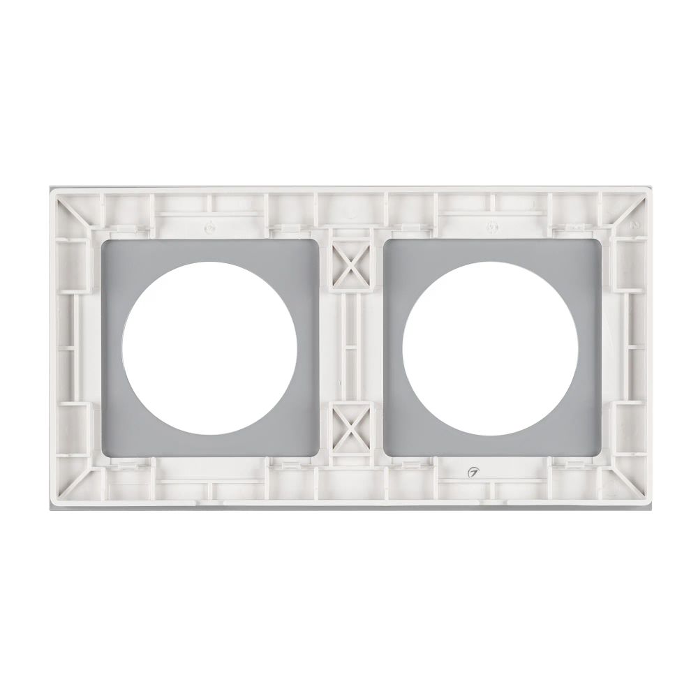 Рамка стеклянная FRM-GLARE-GC-2-WH (Arlight, -) 043835